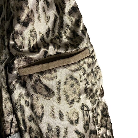 Guillaume Women's 100% Genuine Leather Notch Lapel Blazer Jacket - Picture 5 of 10